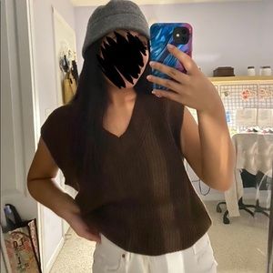NWOT H&M Brown Sweater Top